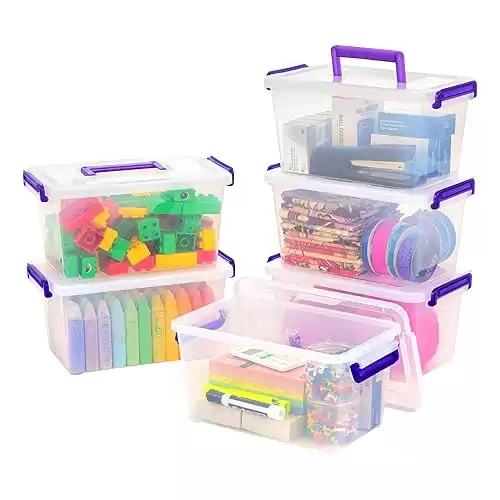 Stackable Craft Storage Bins