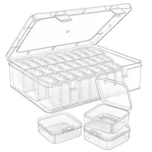 Clear Bead Storage Organizer